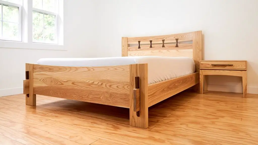 a high-quality wooden bed frame can last 10-15 years if properly maintained, while cheaper pine frames may last only 3-5 years.