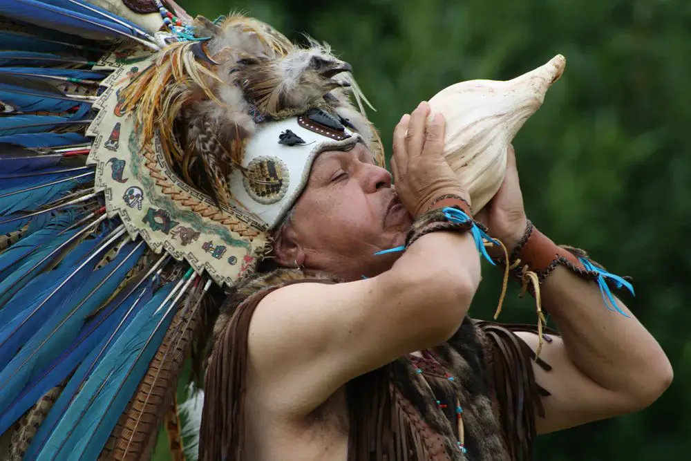 a person consulting a shaman about their totem animal