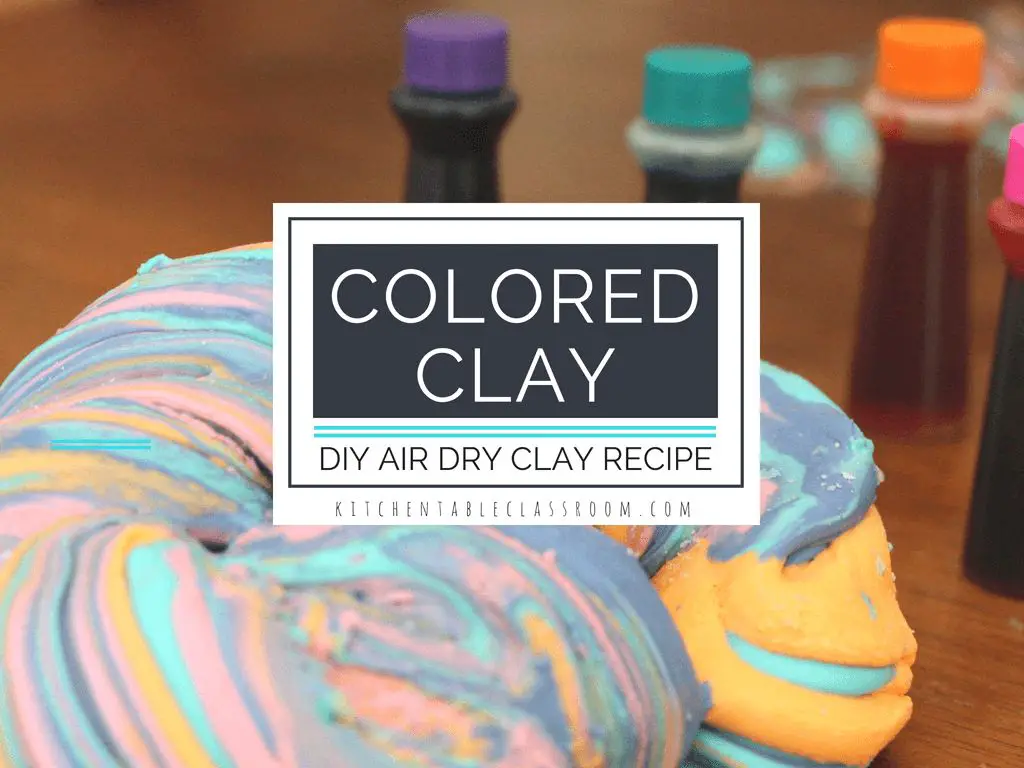 a variety of colorful diy clays made from household ingredients