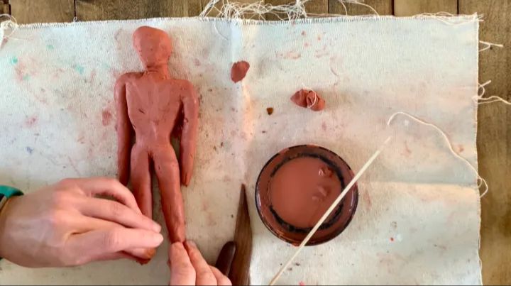 an example of an advanced clay sculpture project is sculpting intricate human figures or busts