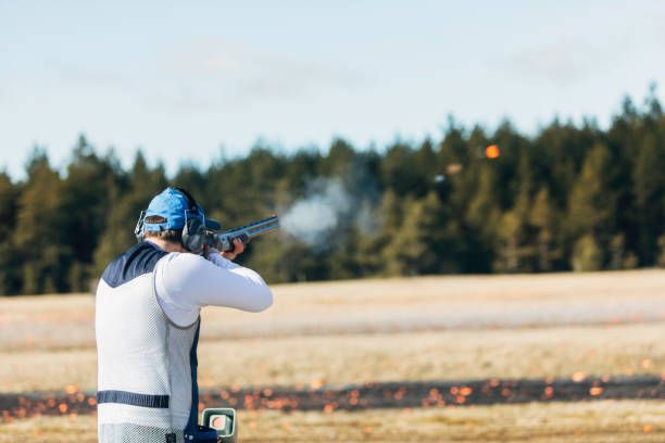 an image of a clay target used in shooting sports