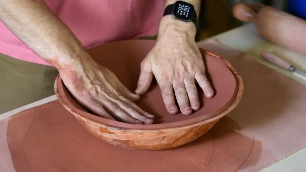 ancient maya mold used for shaping ceramic vessels