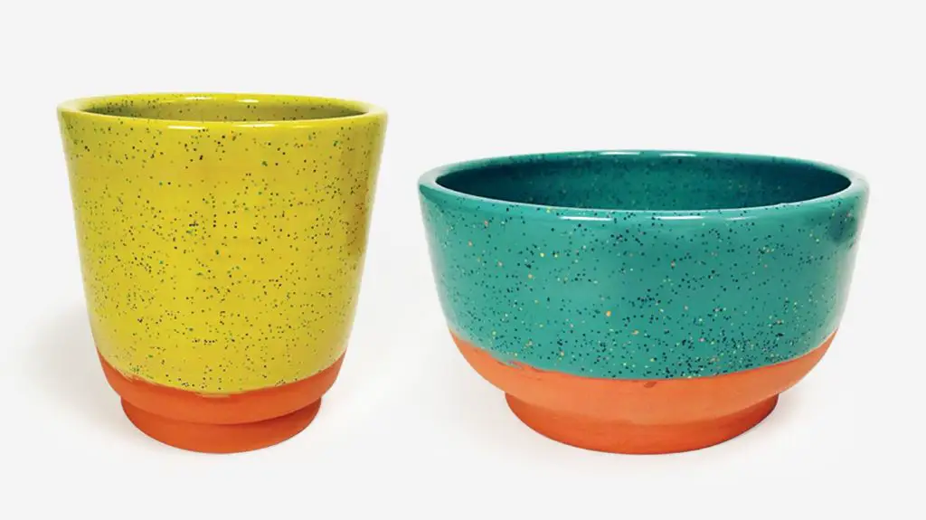 applying mayco stroke and coat directly to greenware allows vibrant colors and designs to be completed in one firing.