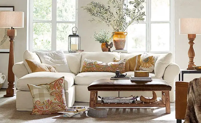 arranging a free at-home pickup for large furniture returns from pottery barn