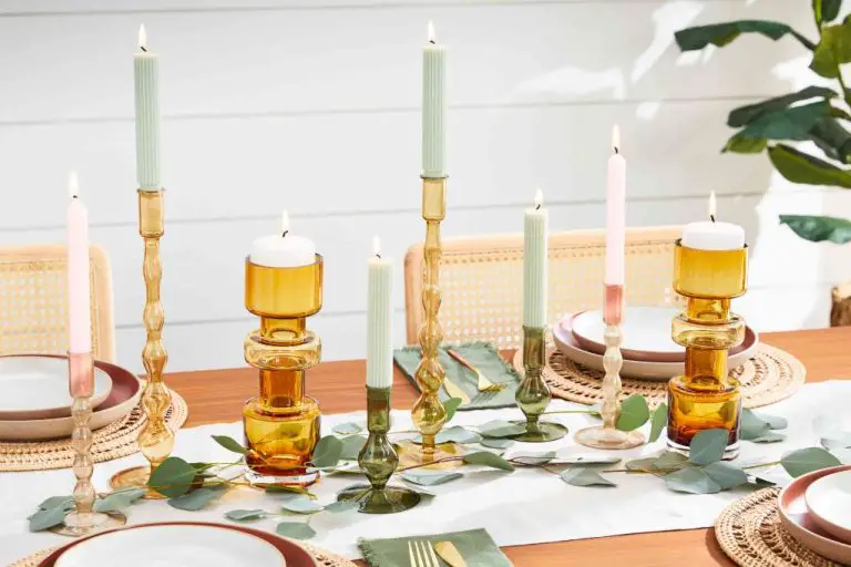 How To Make Candle Holders From Dollar Tree?