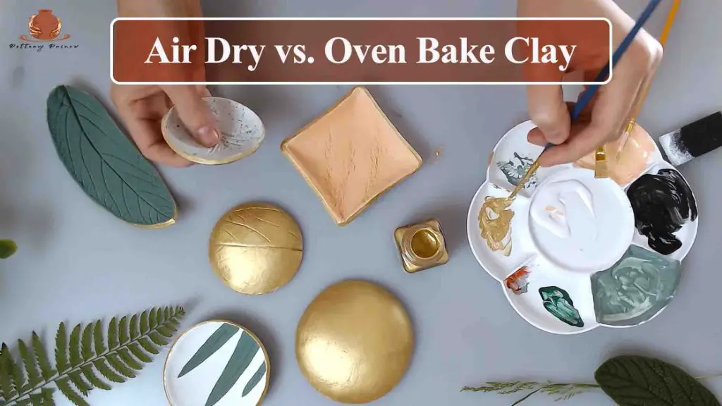 baking air dry clay speeds up drying time compared to air drying.