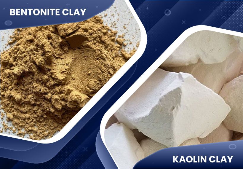 bentonite and kaolin clays have some similarities and differences for skin care use