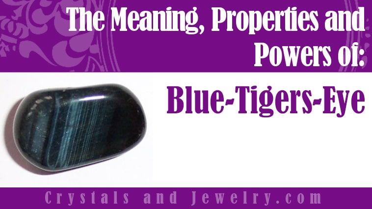 What Is Blue Tigers Eye Good For?