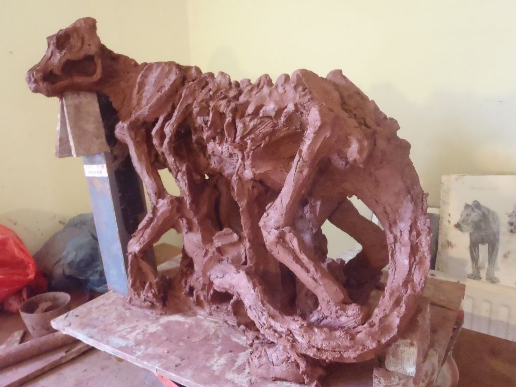 carefully shaping an armature allows more intricate clay sculptures.