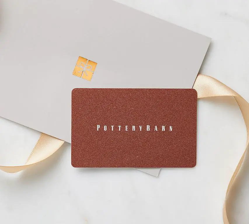 check pottery barn gift card balance and expiration online or by phone