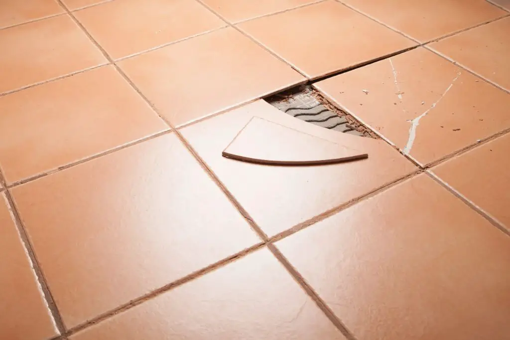 clay tile is prone to cracking due to its brittle, ceramic material.