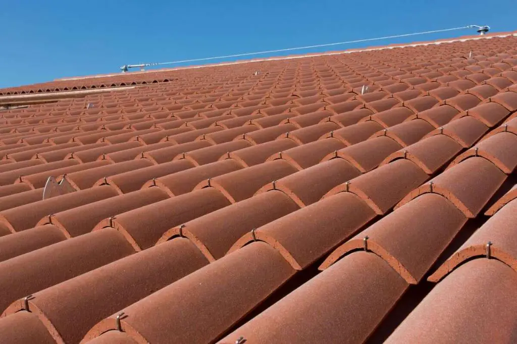 clay tile roofing costs significantly more than other material options.