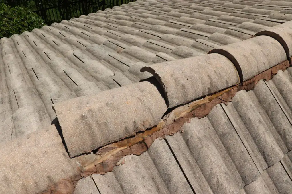 clay tiles can crack and break from impacts like hail or foot traffic.