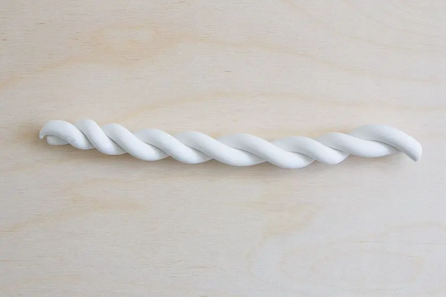 coiling clay ropes
