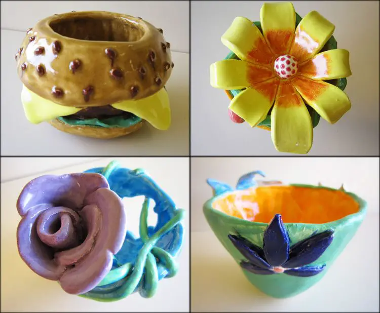 creative pinch pots