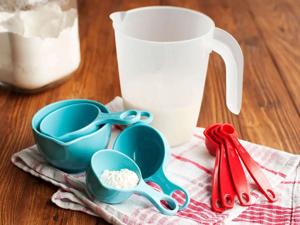 cups are designed for different purposes like drinking, mixing, and measuring ingredients for recipes.