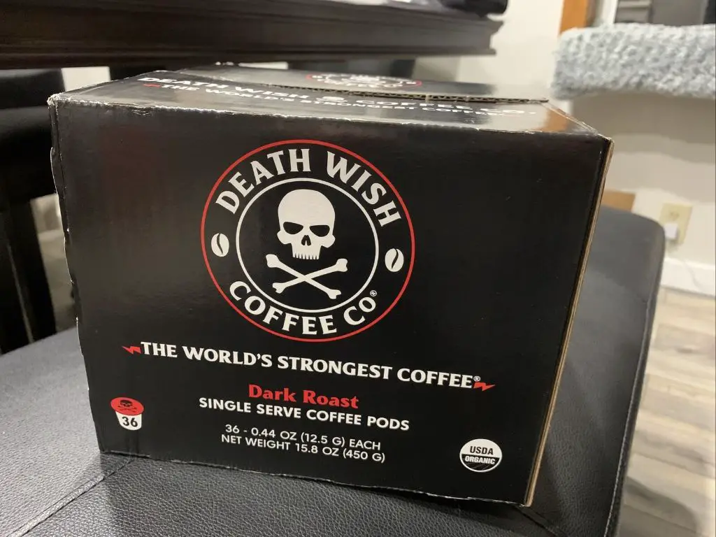 death wish coffee k-cup pod