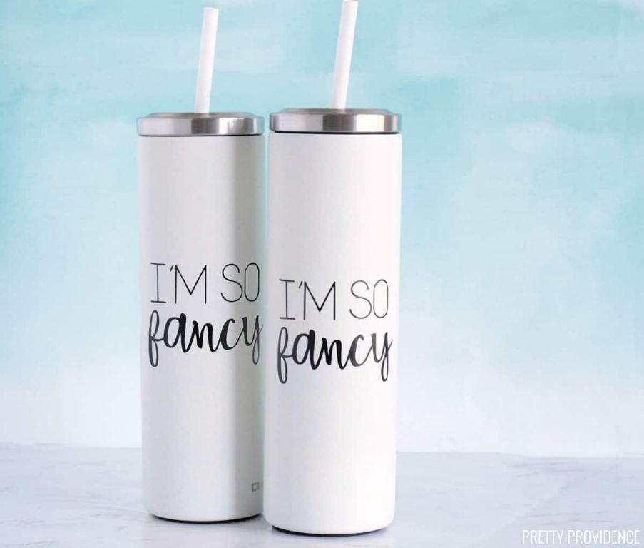 decal paper allows customization of drinkware with unique designs