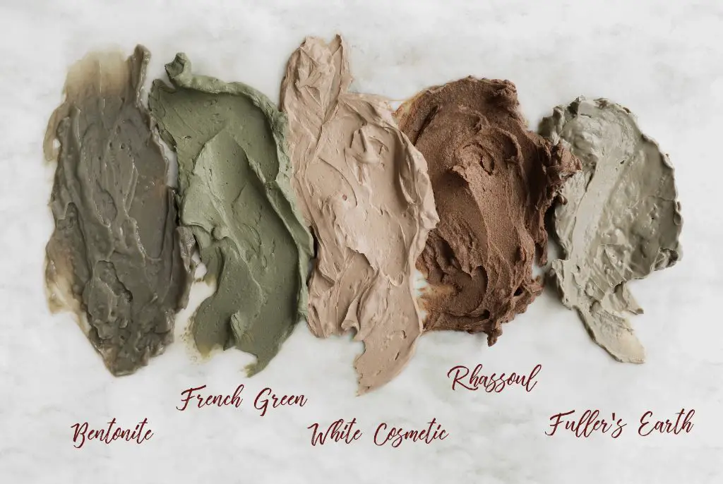 different types of clay have different properties that benefit different skin types.