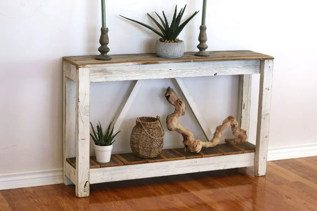 entryway tables often use durable wood like oak, while console tables may feature more delicate veneers and accents.