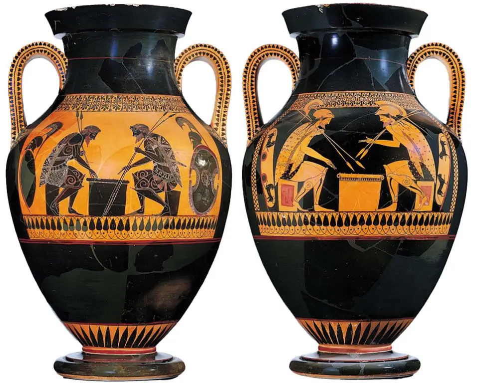 examples of greek black-figure and red-figure pottery styles.