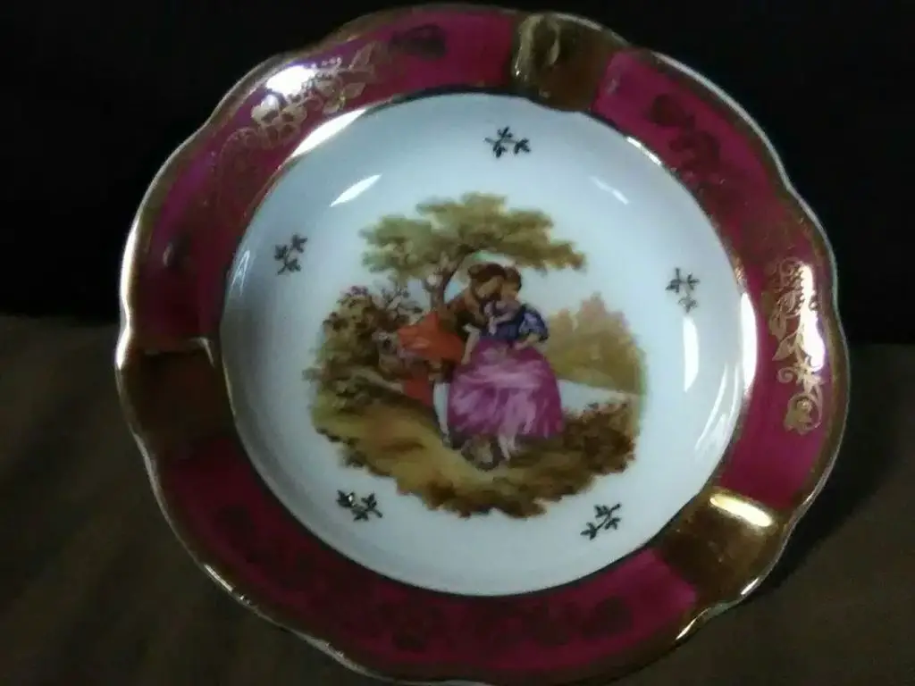 fine porcelain dish made in limoges, france