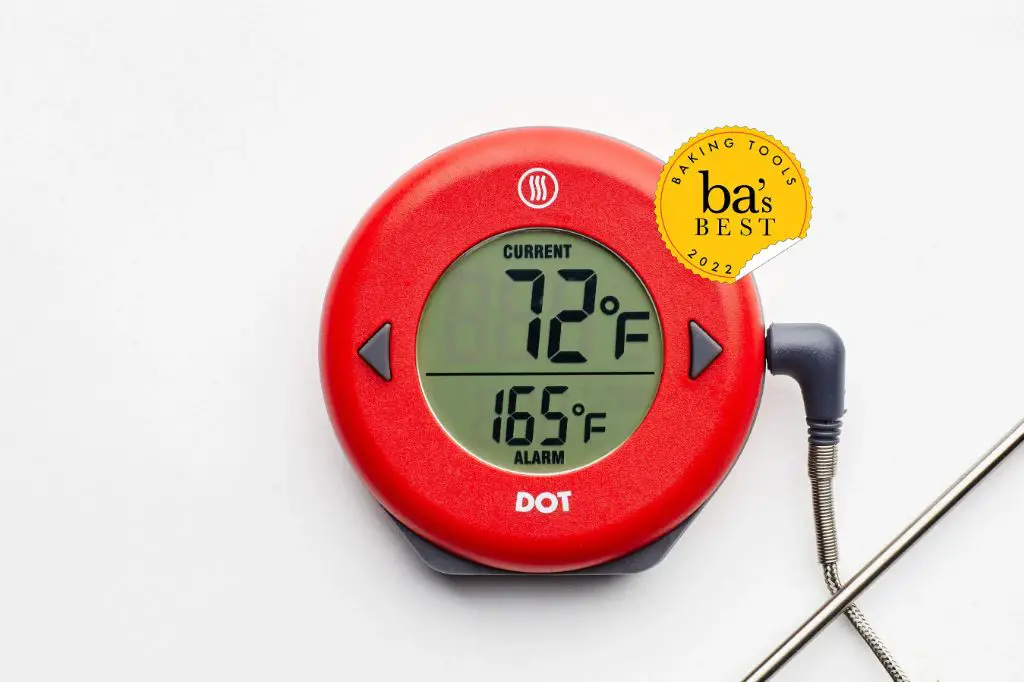 image showing analog and digital oven thermometers