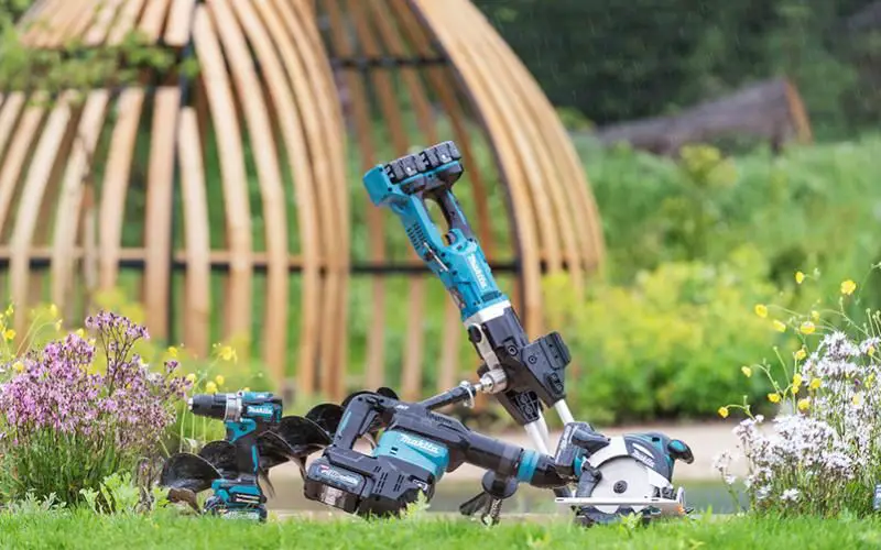 makita power tools used for gardening tasks