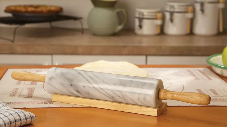 marble rolling pins can chip or crack if dropped