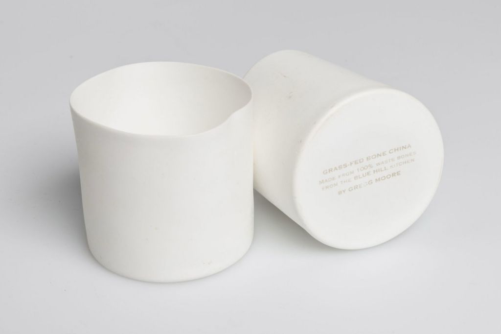 modern bone china manufacturers use non-animal materials like eggshells or synthetic phosphates instead of cattle bones to produce the bone ash component.