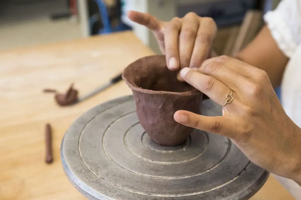 pinched clay forms are a simple handbuilding technique great for beginners to try.
