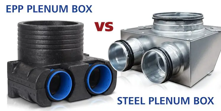 plenum boxes are made of metal for fire resistance