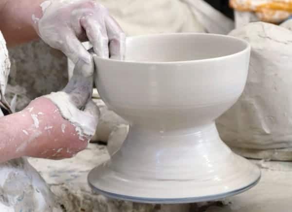 porcelain clay is made from kaolin clay and known for being smooth and white after high temperature firing