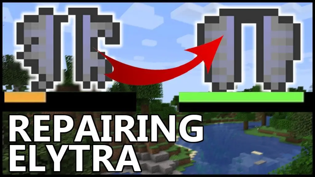 pottery shards can repair elytra wings in minecraft