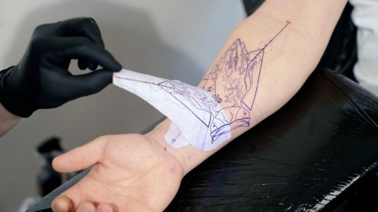 How Do You Get Tattoo Transfer Paper To Stick?