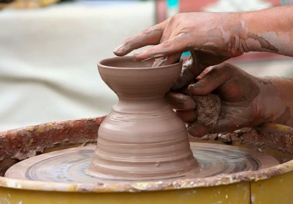 raw clay materials for ceramic art