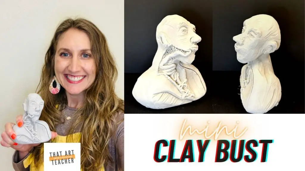 sculpting figures, busts, bowls, and other forms allows creative expression with clay.