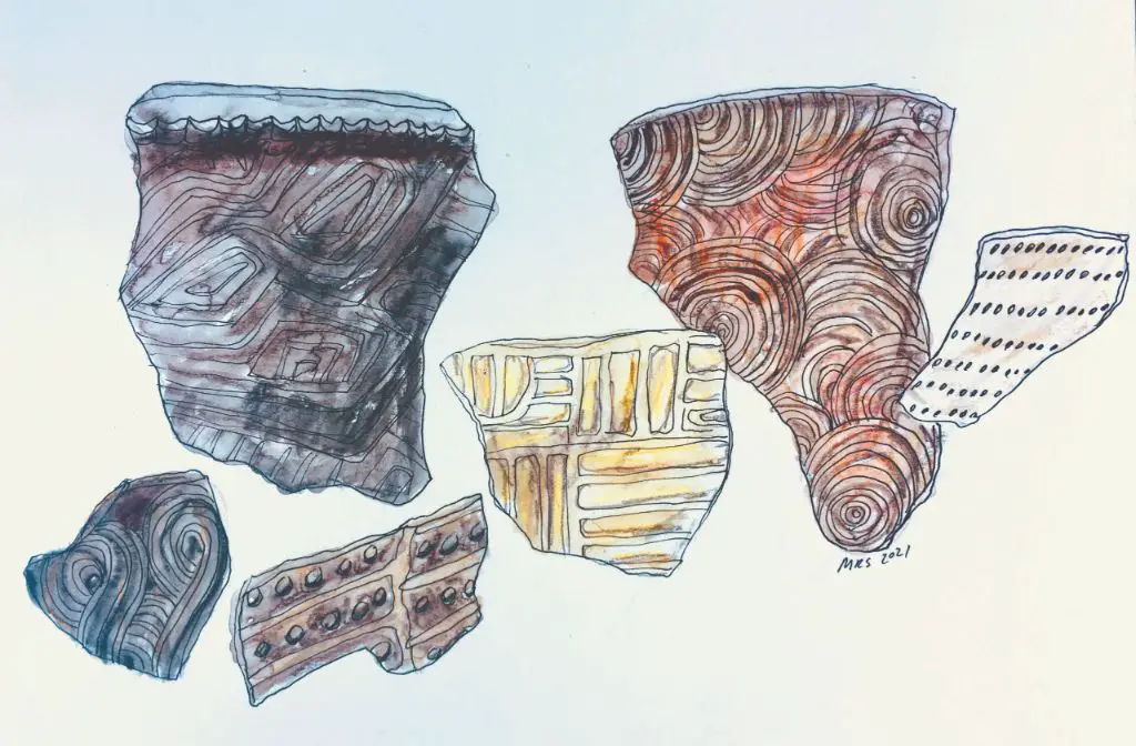sheaf pottery shards remain culturally relevant today