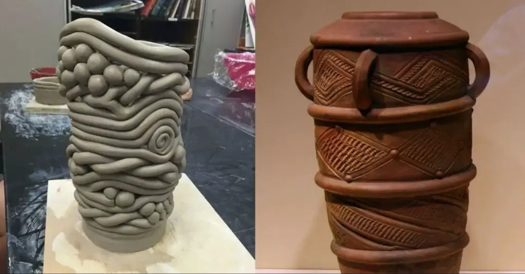 simple clay sculpting techniques like coiling, pinching, and smoothing are fun for kids to try.