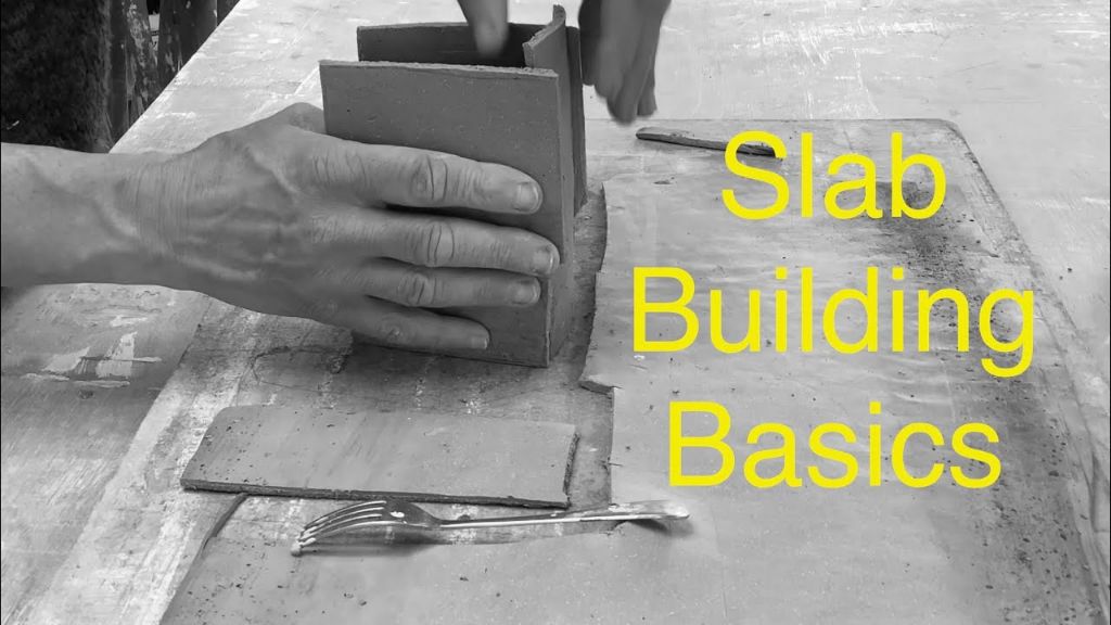 slab building involves assembling flat clay sheets to create ceramics.