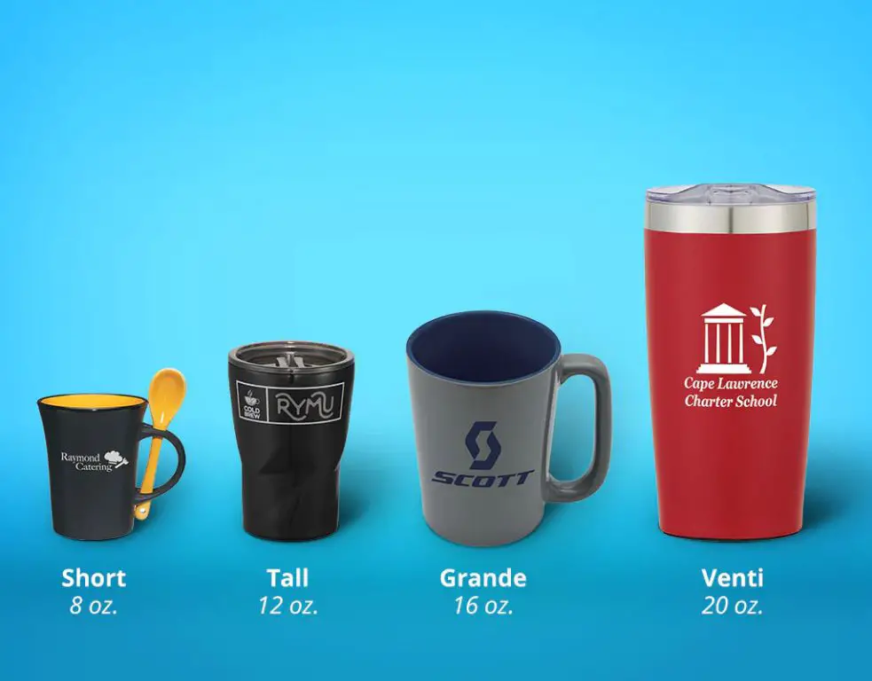 standard coffee mug sizes typically range from 8-14 ounces