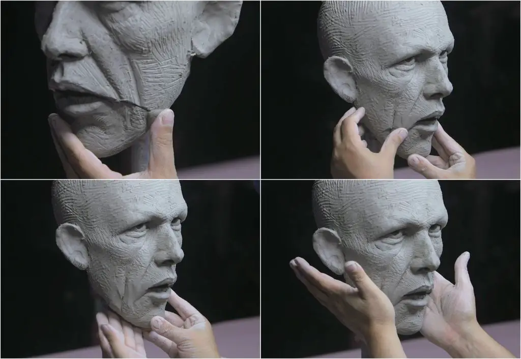 studying facial anatomy brings realism when sculpting faces