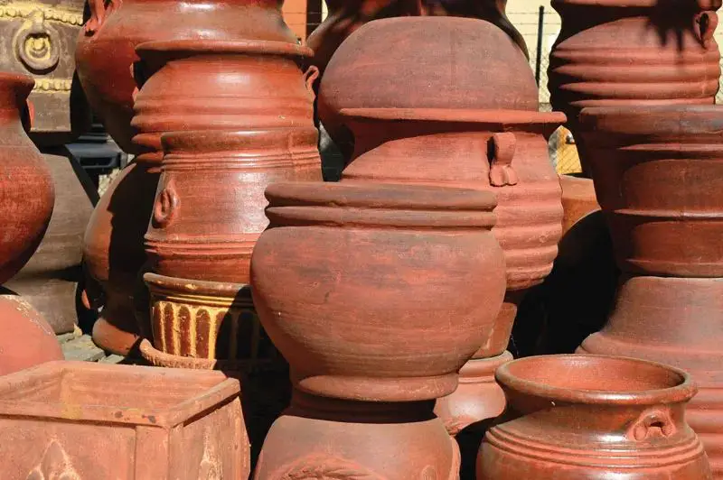 terracotta clay is one of the most ancient types used for pottery and sculptures.