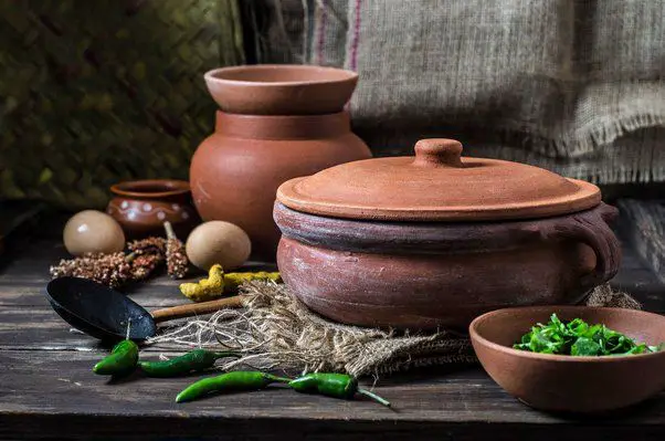 terracotta clay pots can impart earthy flavors to dishes and need to be seasoned before first use.