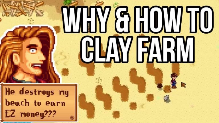 How Do You Get Clay From The Beach Stardew Valley?