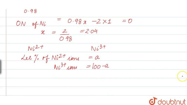 What’S The Formula For Nickel Oxide?