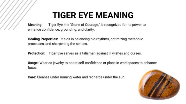 What Are The Benefits Of The Tiger Eye?