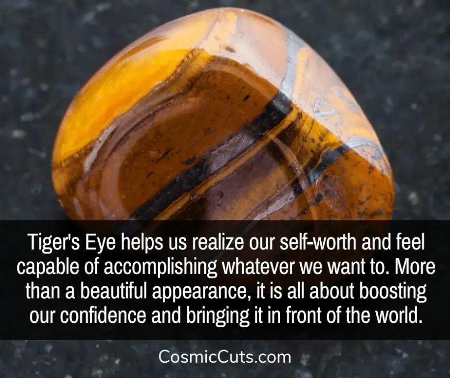 tiger's eye stone helps restore vitality and zest for life by activating lower chakras