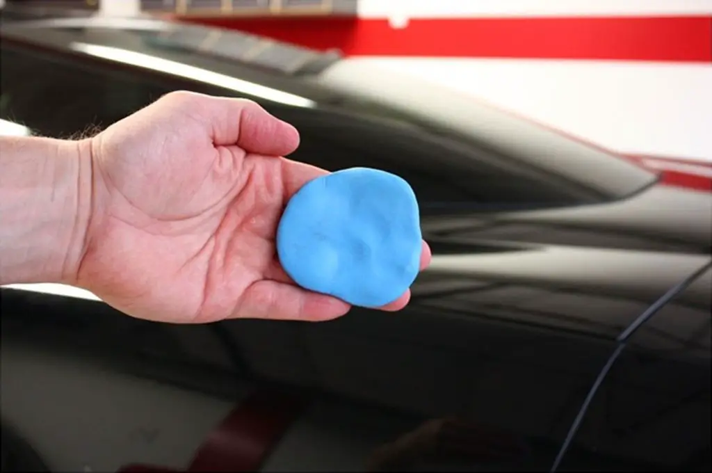 using a clay bar on car paint to prepare for ceramic coating