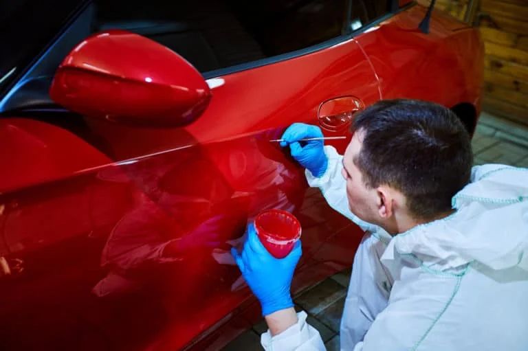 working in manageable sections allows for an even diy ceramic coating application
